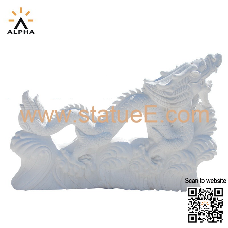 Dragon garden statues